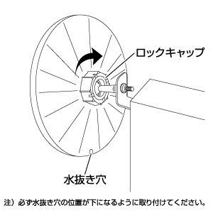 ミラーを取り付ける2