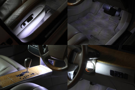 時間差で点灯するLED