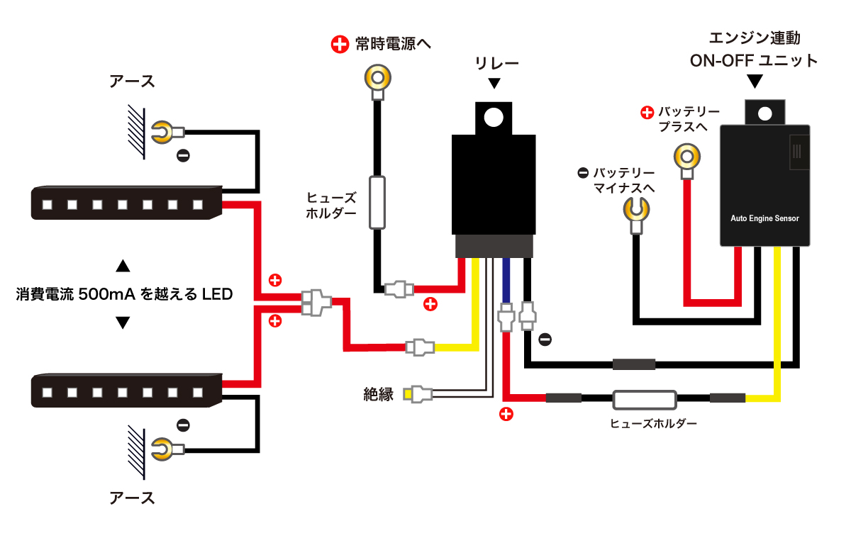 Amazon.co.jp: ×L697ハチハチハウス 汎用5極リレー40A 12V 2