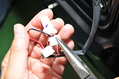電源の接続(マイナス線)