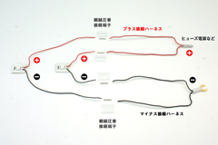 2個のLEDを接続する場合①