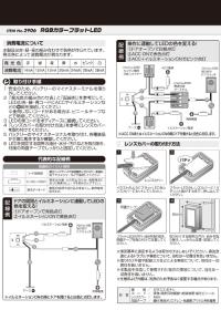 RGBカラーフラットLED